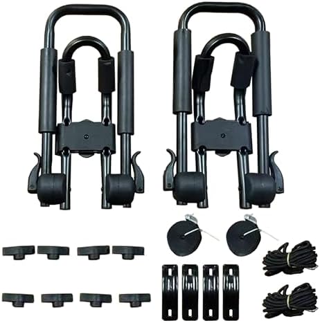 Aluminum Kayak Roof Rack Folding J-Style 4-in-1 Universal Carrier by Unknown