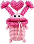 Crochet Key Case for Car Keys, Handmade Drawstring Cover by Unknown