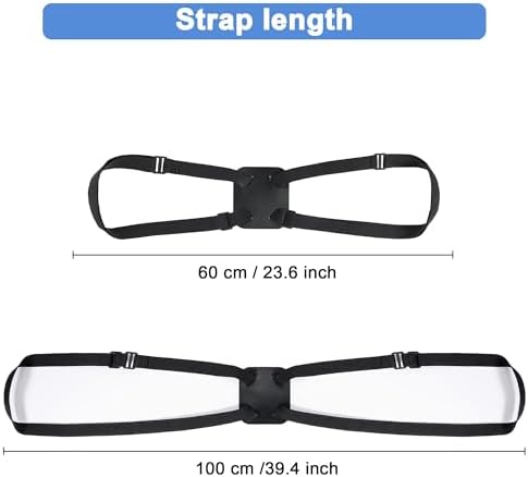 Chelmon 2 Pack Luggage Straps, Ajustable Elastic Bungee Belt - Image 6