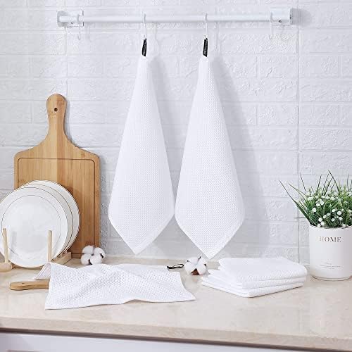 Kitinjoy 100% Cotton Waffle 8-Pack Kitchen Towels - Image 6