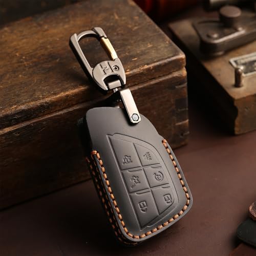 Leather Key Fob Cover, Compatible - Image 6