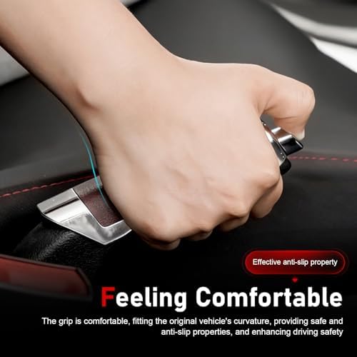 Car Handbrake Cover, ABS Anti-scratch Electroplating Decor Protective Cover - Image 4
