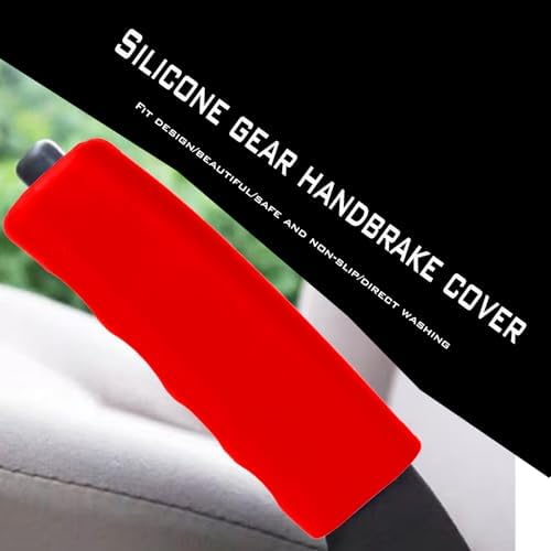 1 Pcs Car Handbrake Cover, Car Silicone Handle Sleeve, Brake Grip Sleeve - Image 4