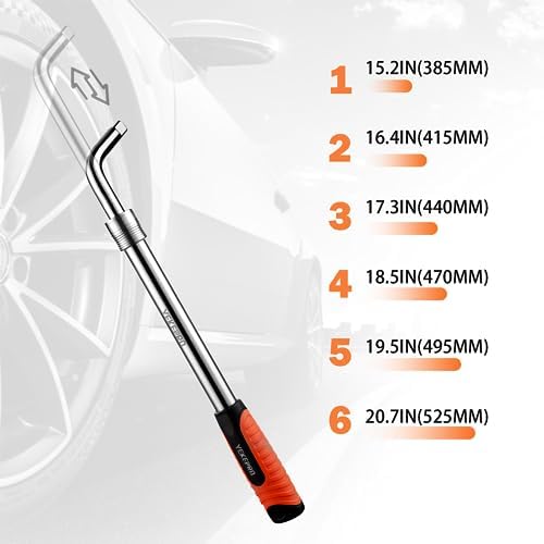 Telescoping Lug Wrench with Pouch, High Torque CR-V Steel - Image 2