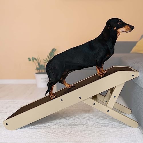 Dog ramp for Couch – Non-Slip, Sturdy Build Foldable Dog ramp – Supports up to by PriorPet
