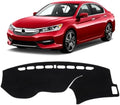 KUST Black Dash Cover for 2013-2017 Honda Accord Polyester Dashboard Cover by KUST