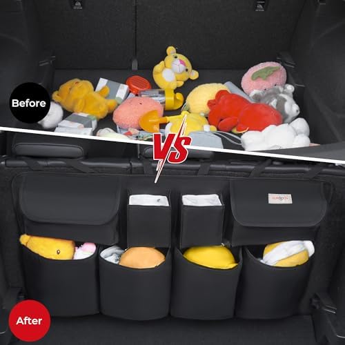 SURDOCA Car Trunk Organizer, LARGE CAPACITY Car Storage Bag - Image 4