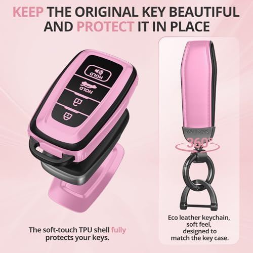 For Toyota Key Fob Cover Accessories- Matte TPU Key Fob Cover - Image 3