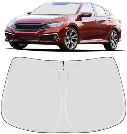 Proadsy Custom Fit 2016-2021 Honda Civic Windshield Sun Shade, Blocks Heat by Proadsy