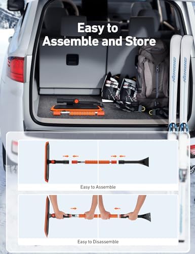AstroAI 47.2 Inch 2-in-1 Snow Brush - Image 5