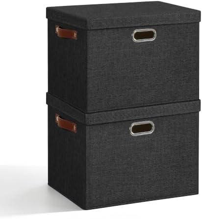 17" Large Fabric Storage Box by Roobyl
