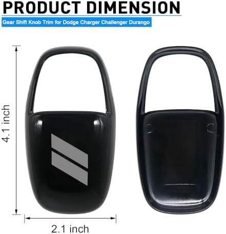 Gear Shift Knob Head Cover for Dodge Durango Accessories 2016-2025 2026 - Image 5