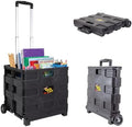 dbest Products Quik Cart Without Lid Collapsible Rolling Crate by dbestproductsInc