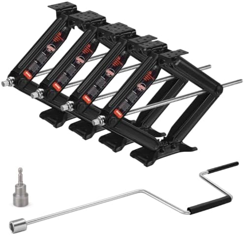 Kohree 6500lbs Heavy Duty RV Stabilizer Jacks 4 Pack, 24 Inch by BuyNowKohreeRVAccessory