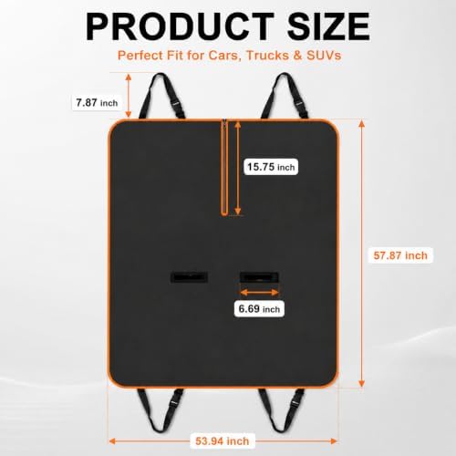 1 PC SUV Cargo Liner for Dogs, Scratchproof Pet Trunk Cover - Image 6