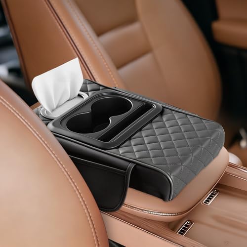 5-in-1 Car Armrest Cushion, Universal Arm Box Pad Cover by Cxprctpu