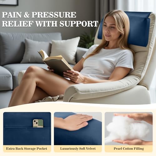 Recliner Headrest Pillow, Adjustable Comfort Neck & Head Support Pillow - Image 6