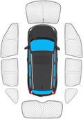 KMF 8pcs Full Window Sun Shades Custom Fit by KMF