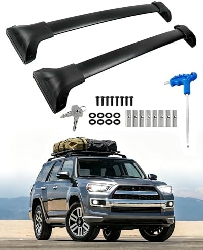 Upgraded 300LB Aluminum Roof Rack Cross Bars by Reeoutdoor