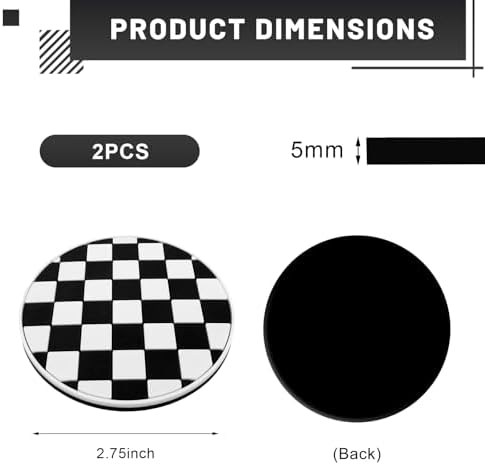 2 PCS Car Cup Coasters, 2.76 Inch Shockproof Auto Cup Holder Insert Coaster - Image 2