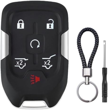 6 Button Key Fob Shell Replacement Fits by JJCHQ