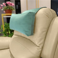 Velvet Recliner Headrest Pillow, Non-Slip Neck Support, Light Blue by AmazeCov