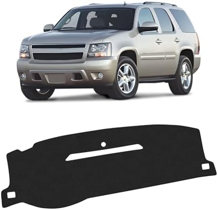 KUST Black Dash Cover for 2007-13 Chevy Chevrolet Silverado 1500 2500 3500 by KUST