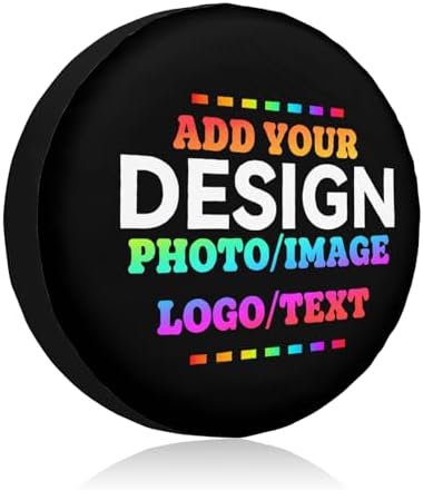 Custom Spare Tire Cover Design Your Photo Text Business Logo 15 Inch by Unknown