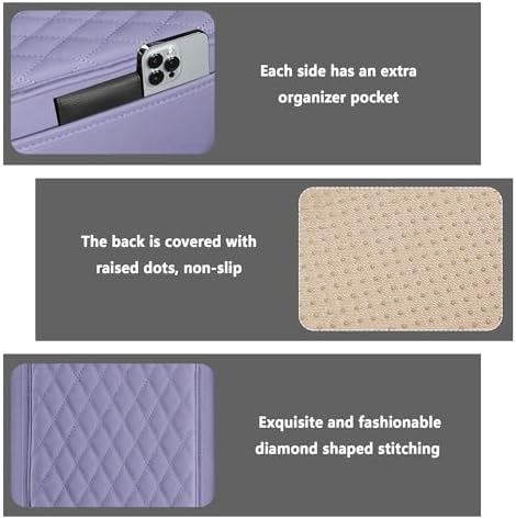 Stacool Upgraded Car Center Console Cover, Microfiber Leather Car Armrest Cover - Image 3