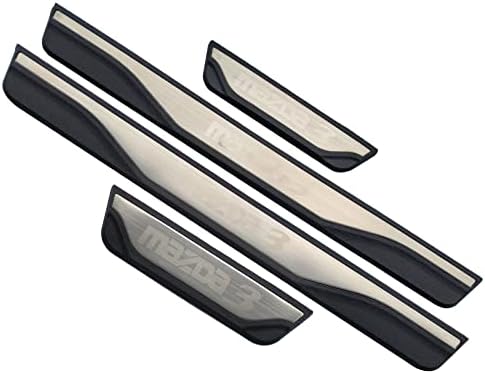 Car Door Sill Scuff Protector, for Mazda 3 2015-2022 Accessories Parts - Image 5