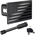 2" American Flag Hitch Cover, Metal Trailer Hitch Covers, Tow Hitch Covers by BFXM