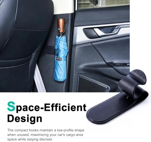 2 PCS Car Umbrella Holder Hooks, Punch-Free Multipurpose Car Umbrella Hanging - Image 4
