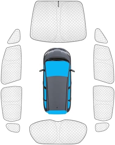 KMF 10pcs Thicken Sun Shades for Honda Fit 2015-2020 Accessories, Windshield by KMF