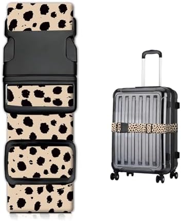 Luggage Straps for Suitcases, Heavy Duty Travel Belt by JYCardPKT