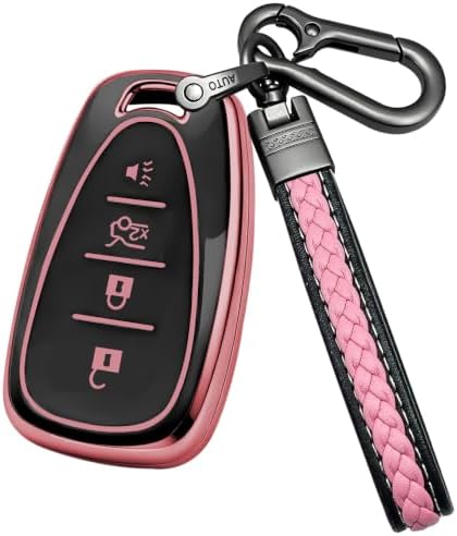 for Chevy Key Fob Cover with Keychain by Yonmcfn