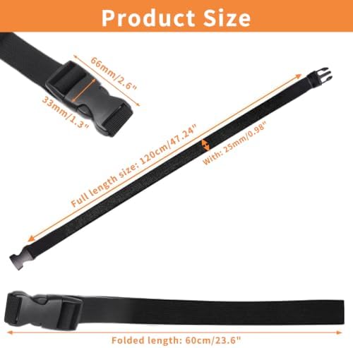 Luggage Straps for Suitcases, 1inch x 47Inch Fanny Pack Strap Travel Straps to - Image 2