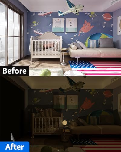 Sumobaby Blackout Curtains Portable 59”x68” No Drill Black Out Window Cover - Image 6