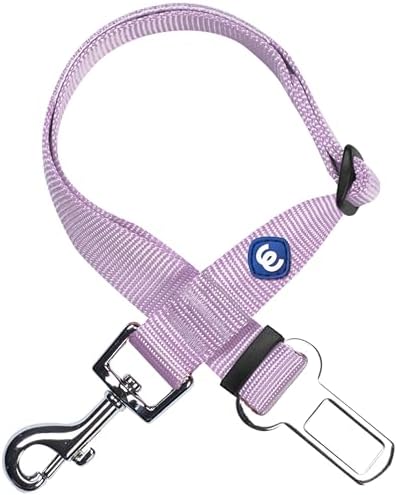 Blueberry Pet Dog Leash Essentials: Lavender Seat Belt Tether by BlueberryPet
