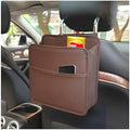 Zpana Car Seat Back Organizer, Leather Multipurpose Hanging Vehicle Backseat by Zpana