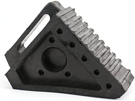 Fasmov 2 Pack Solid Rubber Heavy Duty Wheel Chock, Ergonomic Carry Handles - Image 2