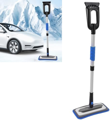 Tissting Snow Broom Ice Scraper, No-Scratch Foam Brush 31 x 15 x 90cm - Image 3