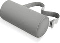 CushZone Memory Foam Lumbar Roll Support Pillow, Light Gray by CushZone