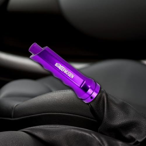 W-POWER Universal Auto Car Aluminum Handbrake Cover Hand Brake Sleeve Handle - Image 4