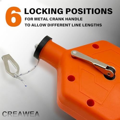 Heavy Duty Chalk Line, Professional Construction Marking Tool, 100-Foot Line - Image 3