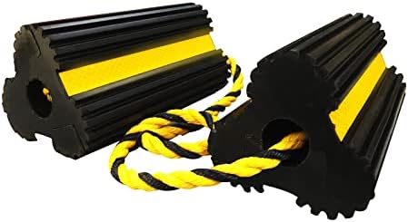 ROBLOCK Heavy Duty Wheel Chocks, Rubber Wheel Block Non-Slip Base by ROBLOCK