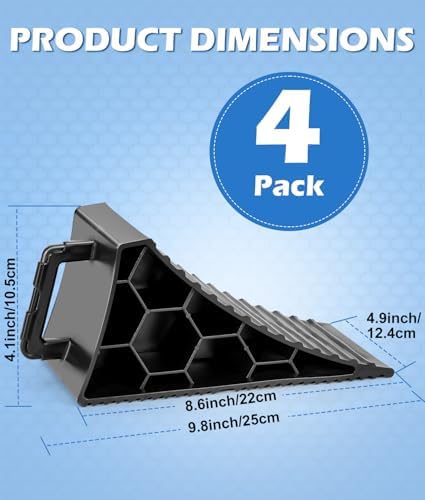 Wheel Chocks 4 Pack, RV Chocks - Image 2