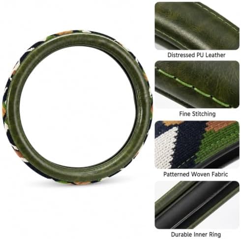 Universal 15inch Ethnic Style Baja Blanket Steering Wheel Cover - Image 4