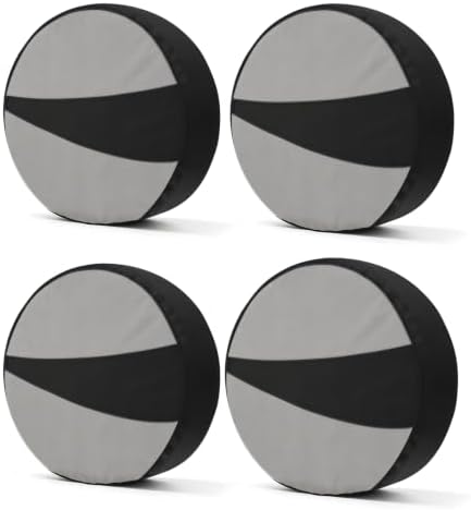 Explore Land Tire Covers 4 Pack Fit Tire Diameters 23"-25.75" by ExploreLand