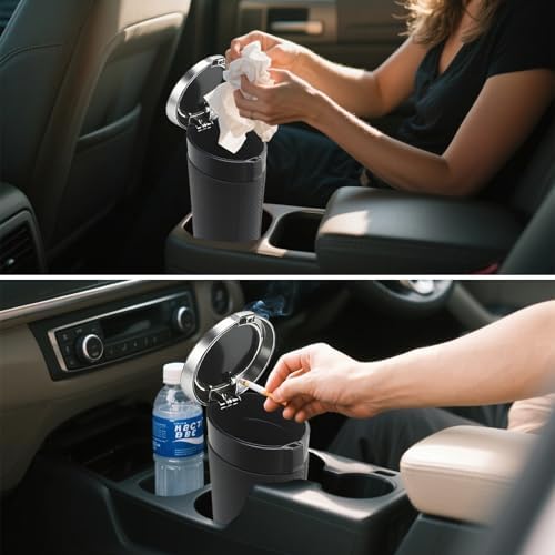 Car Trash Can with Lid, 2 Pack, 180 Trash Bags - Image 7