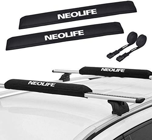 Soft Roof Rack Pads for Surfboard, SUP Paddleboard and Snowboard by WONITAGO